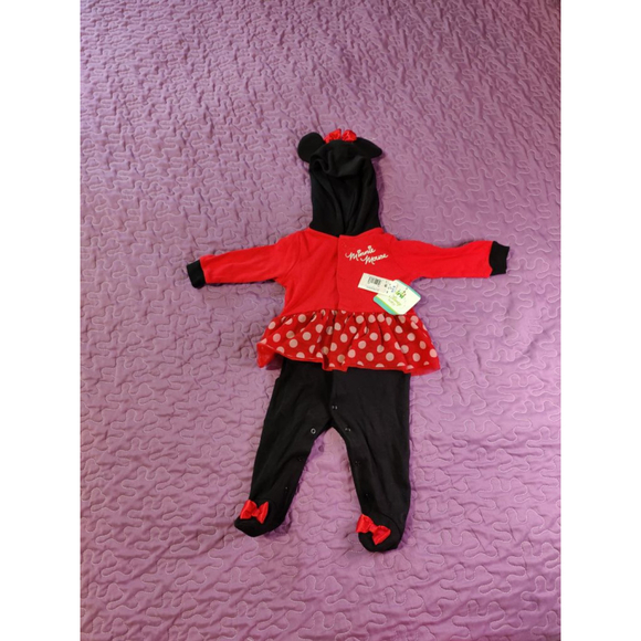 Disney Minnie Mouse One Piece Outfit Sz 6 Months - Picture 2 of 4
